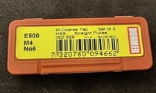 Image of Dormer E500 M4 Tap Set of 3 HSS Straight Flute ISO 529 Sweden
