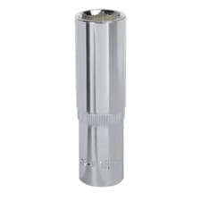 Image of Sealey WallDrive Socket 16mm Deep 1/2"Sq Drive Fully Polished - SP1216D