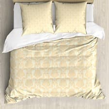 Image of Damask Duvet Cover Classical Floral Pastel
