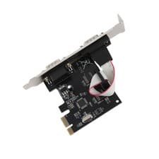 Image of 　2 Port PCI Express RS232 DB9 Serial Port Card PCIe Serial Expansion Card PCIe