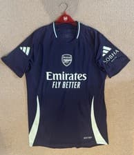 Image of Adidas ARSENAL 24/25 Pro Training Jersey Shirt Top Blue 2024