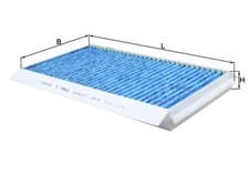 Image of MAHLE LAO197 Cabin Pollen Air Filter Fits Alpina B5 B6 BMW 5 Series 6 Series
