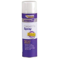 Image of Everbuild CARPSPRAY5 Carpet Fix Spray Adhesive Aerosol 500ml