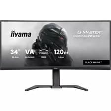 Image of Iiyama Monitor 34inch UltraWide QHD 120Hz VA Curved 1500R USB-C HDR GCB3482WQ...