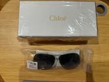 Image of Chloe Sunglasses CE107S-733 Gold/Green Open Box, Never Used