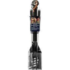 Image of Uniflame 3 Piece Stainless Steel BBQ Tool Set - Heavy Duty Grill Utensils
