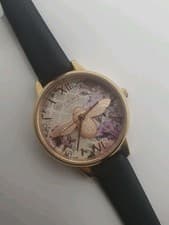 Image of Olivia Burton 3D Bee Rose Gold Floral Watch- Small Dial 30mm