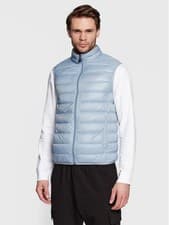 Image of EMPORIO ARMANI Vesta 7th Anniversary Gilet Mens Size UK XL Blue NEW
