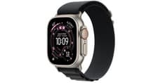 Image of Apple Watch Ultra 2 49mm Titanium Case - GPS + LTE - Black Alpine Band