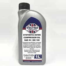 Image of Synthetic Compressor Oil SAE 30 / ISO 100 For Sealey and FIAC Compressors 1L