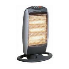 Image of Daewoo HEA1416 Portable Halogen Heater Electric Oscillating 3-Bar 1200w Black