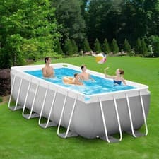 Image of Intex Rectangular Prism Frame Pool 4m x 2m x 1.22m