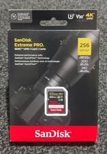 Image of SanDisk Extreme PRO SDXC card 200MB s UHSI U3 V30 256GB SDSDXXD-256G-GN4IN