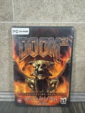 Image of DOOM 3 EXPANSION PACK RESURRECTION OF EVIL PC CD-ROM Brand New And Sealed