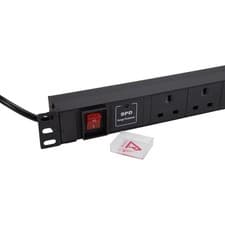 Image of PDU UK Sockets to 13A Plug Power Distribution Units Horizontal 4/6/8 Way/SURGED