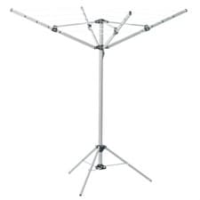 Image of KCT 4 ARM PORTABLE ROTARY AIRER INDOOR CLOTHES WASHING LINE FREE STANDING RACK