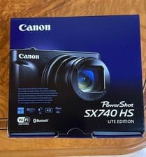 Image of Brand New - Canon PowerShot SX740 HS Silver Compact Digital Camera  20.3MP Wi-Fi