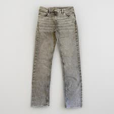 Image of Women Ex Next Denim Jeans Straight Leg Mid-Rise Navy Stretch Comfort Size 10-16