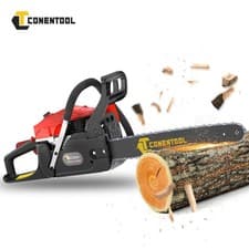 Image of 58cc Petrol Chainsaw 2-Stroke Powerful Heavy-Duty Tree Felling and Garden Tasks