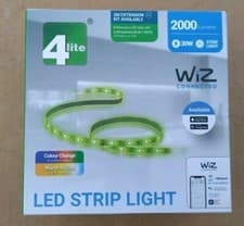 Image of 4lite WiZ Connected Colour Changing WiFi Bluetooth 2m LED Smart Strip Light