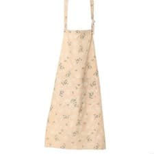 Image of Floral Printed Kitchen Cooking Apron Gardening Work Uniform Cooking Baking