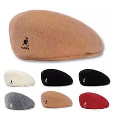 Image of Cool Kangol 504 Wool Cap Modern Lettering Fashionable And Functional Essential