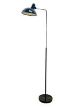 Image of Mid-Century Modern Floor Lamp Contemporary Designer Black Adjustable