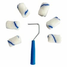 Image of 2Inch Paint Roller Tray Lint-Free Mini Paint Roller Painting Walls