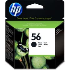 Image of GENUINE HEWLETT PACKARD HP 56 BLACK INK CARTRIDGE C6656AE