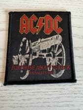 Image of ACDC For Those About To Rock - Woven Sew On Patch - Officially Licensed