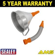 Image of Sealey Metal Flexible Spout Funnel with Filter 200mm FM20F