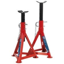 Image of Sealey Axle Stands 2.5tonne Capacity Per Stand 5tonne Per Pair