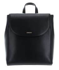 Image of DKNY backpack Bryant Flap Backpack Black / Gold