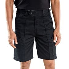 Image of Beeswift Cargo Pocket Shorts Black Size 32