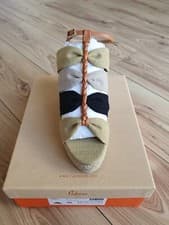 Image of Castaner Bisi Wedge Sandals Espadrille Womens UK Size 7.5 EU 40 Made in Spain ✔