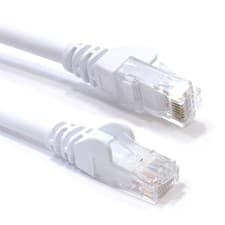 Image of 10m CAT6 UTP RJ45 LS0H White Networking CCA Ethernet Cable
