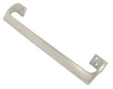 Image of Oval Grip Cranked Door Pull Handle 229 mm ( 9" ) Solid Brass or Aluminium