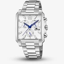 Image of Lotus Mens Stainless Steel Chronograph Square Dial Watch L18850/1