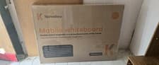 Image of Rolling Magnetic Whiteboard Large Portable Dry Erase Stand 120x90cm -FPL -CP