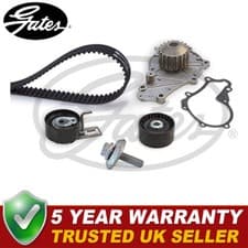 Image of Gates Timing Cam Belt Kit + Water Pump Fits Ford Citroen Peugeot #1