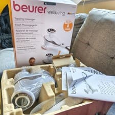 Image of Beurer MG510 Massage To Go Cordless Rechargeable Tapping Massager New Open box