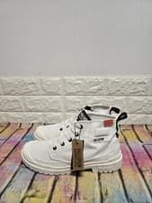 Image of Palladium SP20 Hi WP+ Walking Boots UK 6 Unisex RRP £ 85 Star White