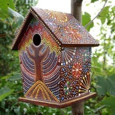 Image of Artisan Nesting Box Outdoor Wildlife World Decorative Accessory Multispecies