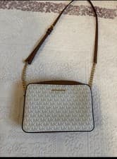 Image of Michael Kors Women's Crossbody Bag Brown Leather