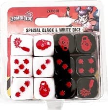 Image of Zombicide 2nd Edition Special Black and White Dice Strategy Board Game Coope