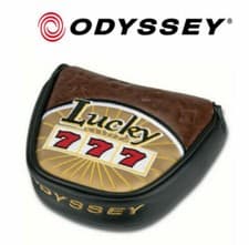 Image of Odyssey Lucky 777 Mallet Magnetic Closure Putter Head Cover UK Stock