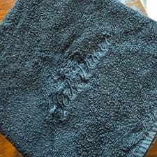 Image of Ted Baker Bath Towel Black Embroidered