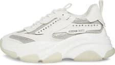 Image of Steve Madden Possession-R rhinestone embellished trainers White Chunky Size 3