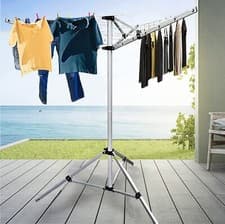 Image of 4 Arm 18M Portable Aluminium MULTI HANGER FREE STANDING Rotary Airer