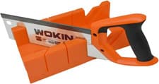 Image of Mitre Box with Back Saw Set 13 TPI Cutting Tool 300mm ABS Mitre Box